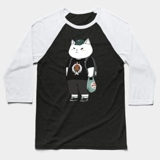 Shiro Neko 2 Baseball T-Shirt